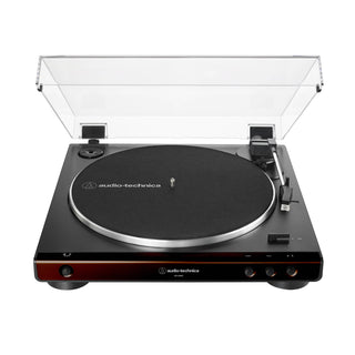 Audio-Technica: AT-LP60X-BW Automatic Turntable - Brown / Black