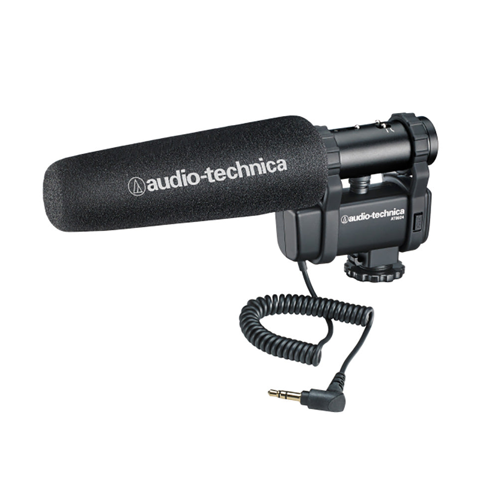 Audio-Technica Pro: AT8024 Stereo / Mono Camera-Mount Microphone