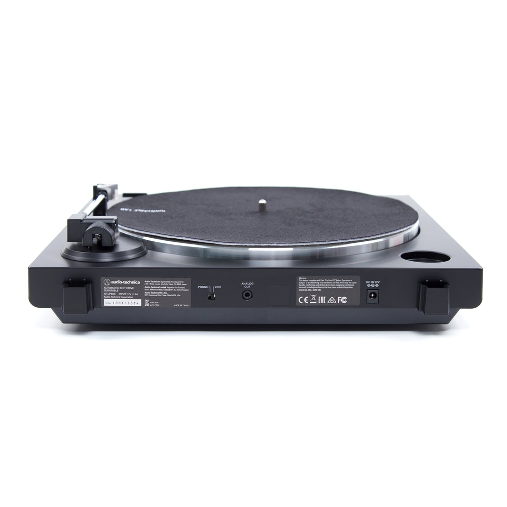 Audio-Technica: AT-LP60X-BW Automatic Turntable - Brown / Black