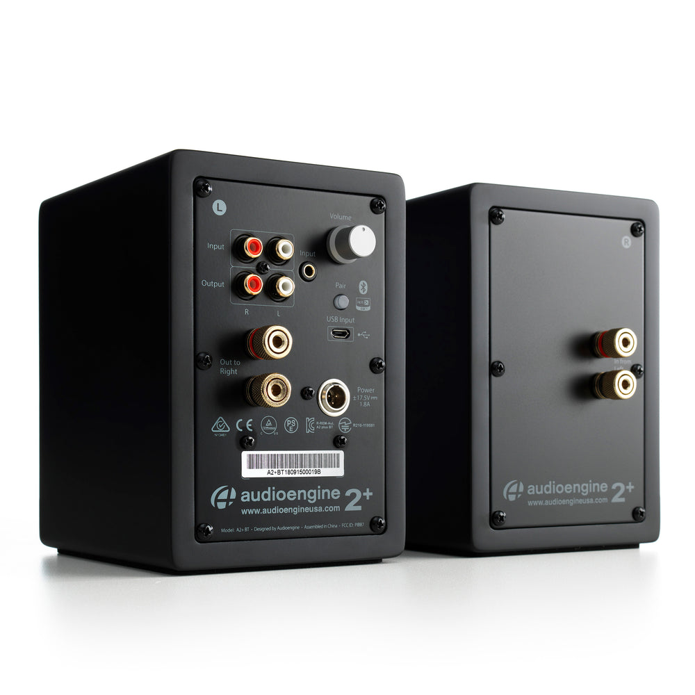 Audioengine: A2+ Wireless Powered Speakers w/Bluetooth - Black - (Open Box Special)