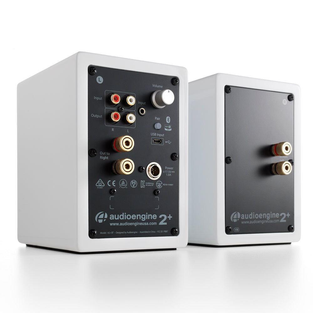 Audioengine: A2+ Wireless Powered Speakers w/Bluetooth - White