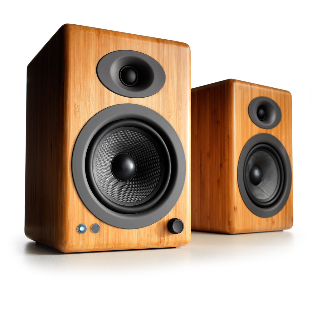 Audioengine: A5+ Powered Speakers w/Bluetooth - Bamboo (A5+BT-BAM)