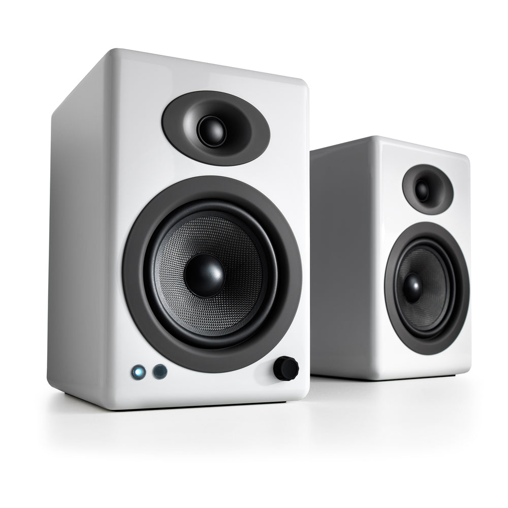 Audioengine: A5+ Powered Speakers w/Bluetooth - White (A5+BT-WHT)
