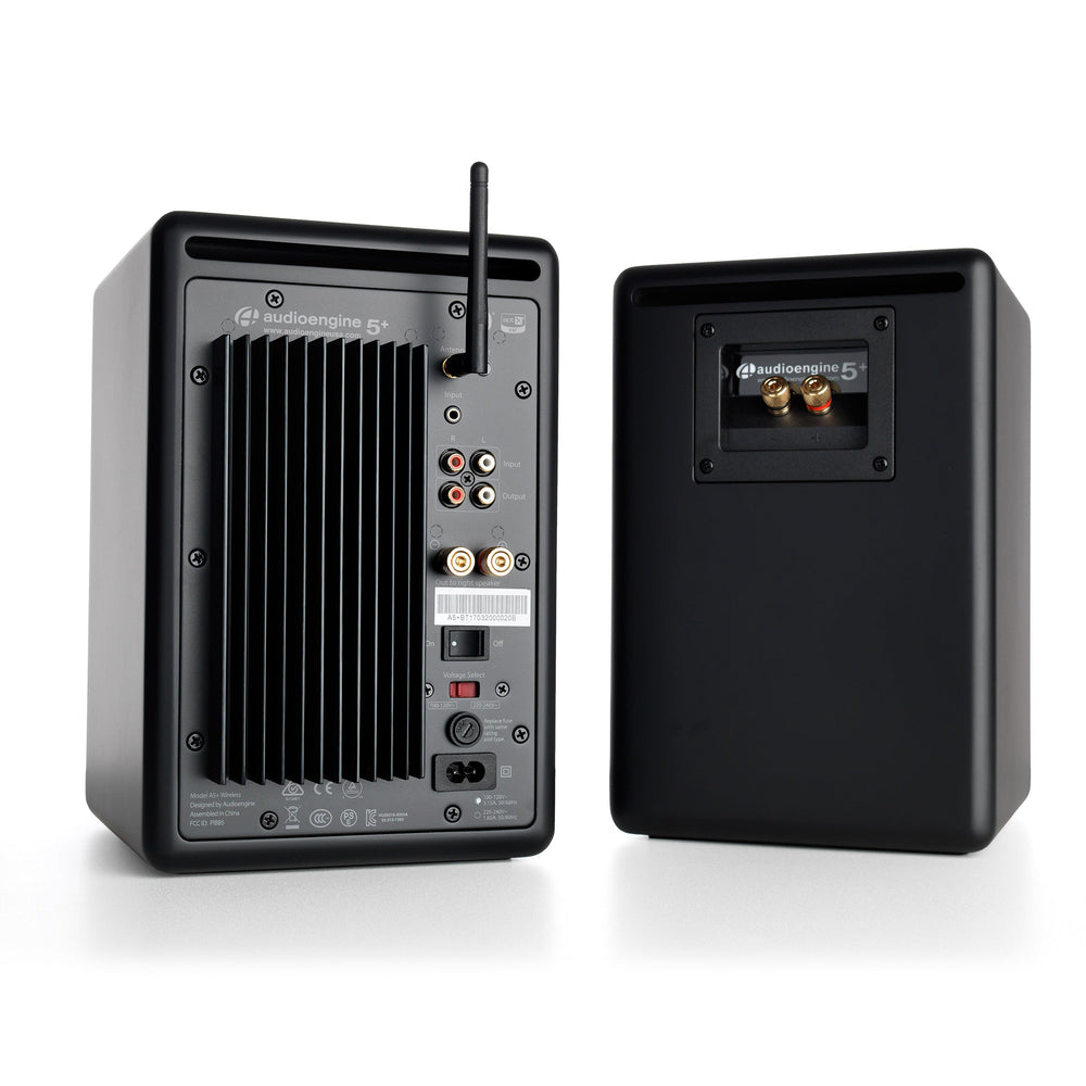 Audioengine: A5+ Wireless Powered Speakers w/Bluetooth - Black - (Open Box Special)