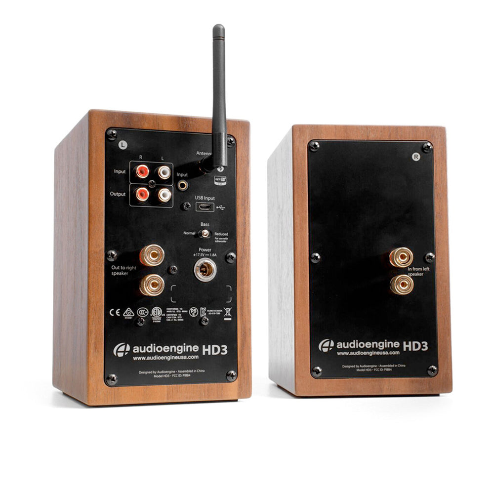 Audioengine: HD3 Powered Bluetooth Speakers - Walnut