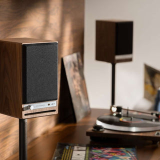 Audioengine: HD4 Powered Bluetooth Speakers - Walnut