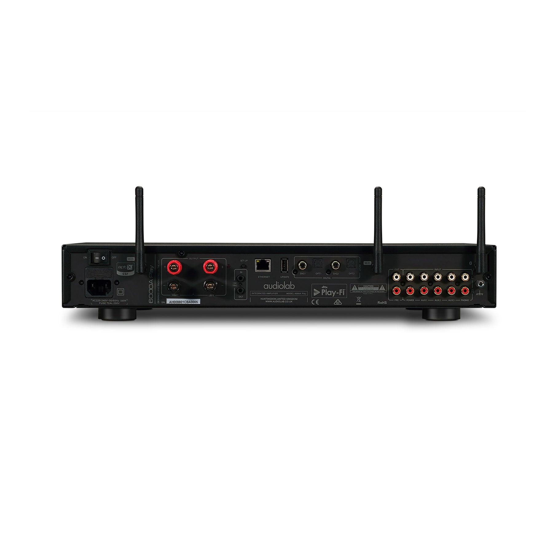 Audiolab: 6000A Play Integrated Amplifer + WiFi Streamer - Black (600A ...