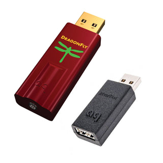 Audioquest: Dragonfly Red USB DAC + JitterBug USB Filter