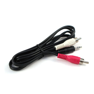 Audio-Technica: 3.5mm to Male RCA Y-Cable Adaptor for AT-LP60x Series - 3 ft. (408-60X-152)