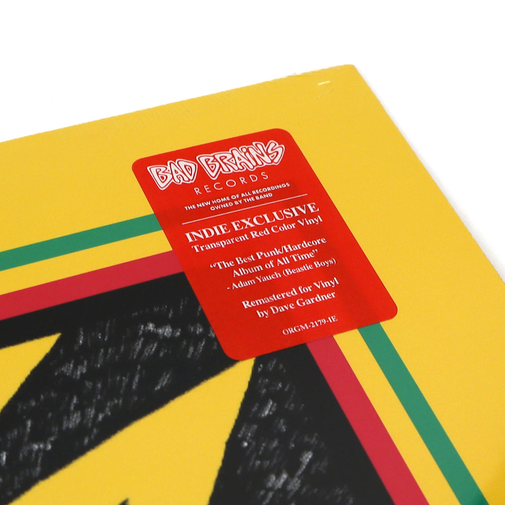 Bad Brains: Bad Brains (Transparent Red Colored Vinyl) Vinyl LP
