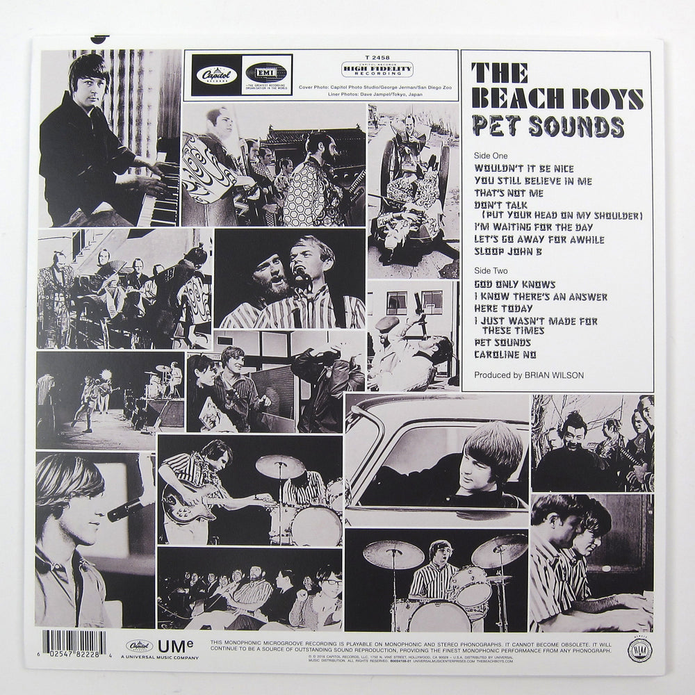 The Beach Boys: Pet Sounds (180g, Mono) Vinyl LP