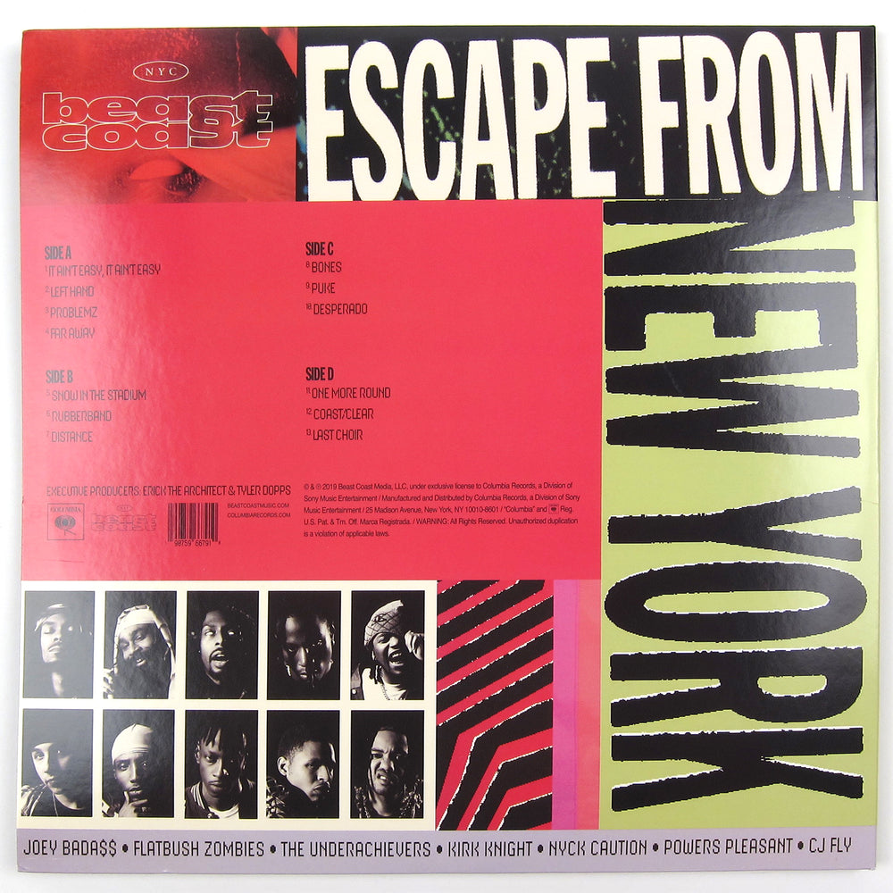 Beast Coast: Escape From New York (Colored Vinyl) Vinyl 2LP