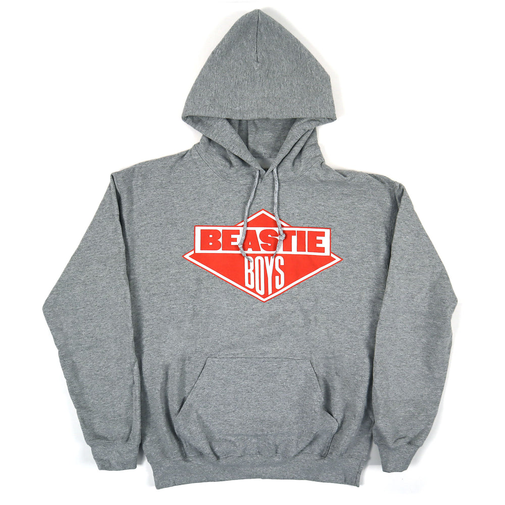 Beastie Boys: Red Ink Logo Hoodie - Grey