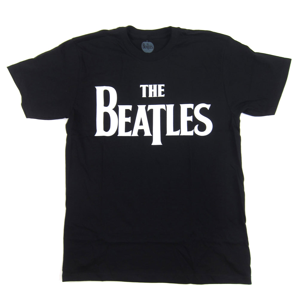 The Beatles: Solid Logo Shirt - Black