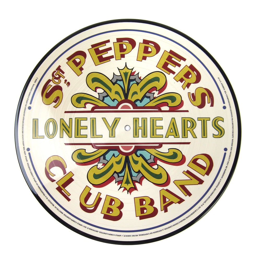 The Beatles: Sgt. Pepper's Lonely Hearts Club Band (Pic Disc, Giles Martin Stereo Mix) Vinyl LP