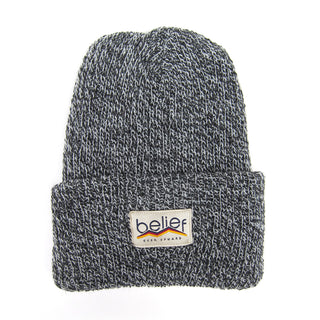 Belief: Peak Beanie - Zebra Marl