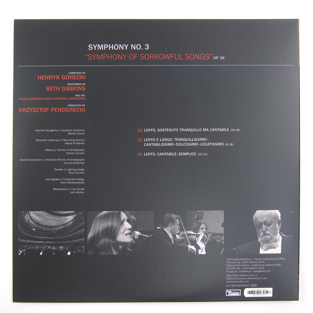 Beth Gibbons: Henryk Górecki - Symphony No.3 (180g Indie Exclusive) Vinyl LP+DVD - Deluxe Edition