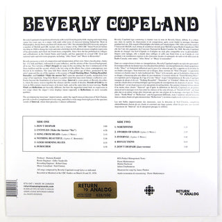 Beverly Glenn-Copeland: Beverly Copeland Vinyl LP