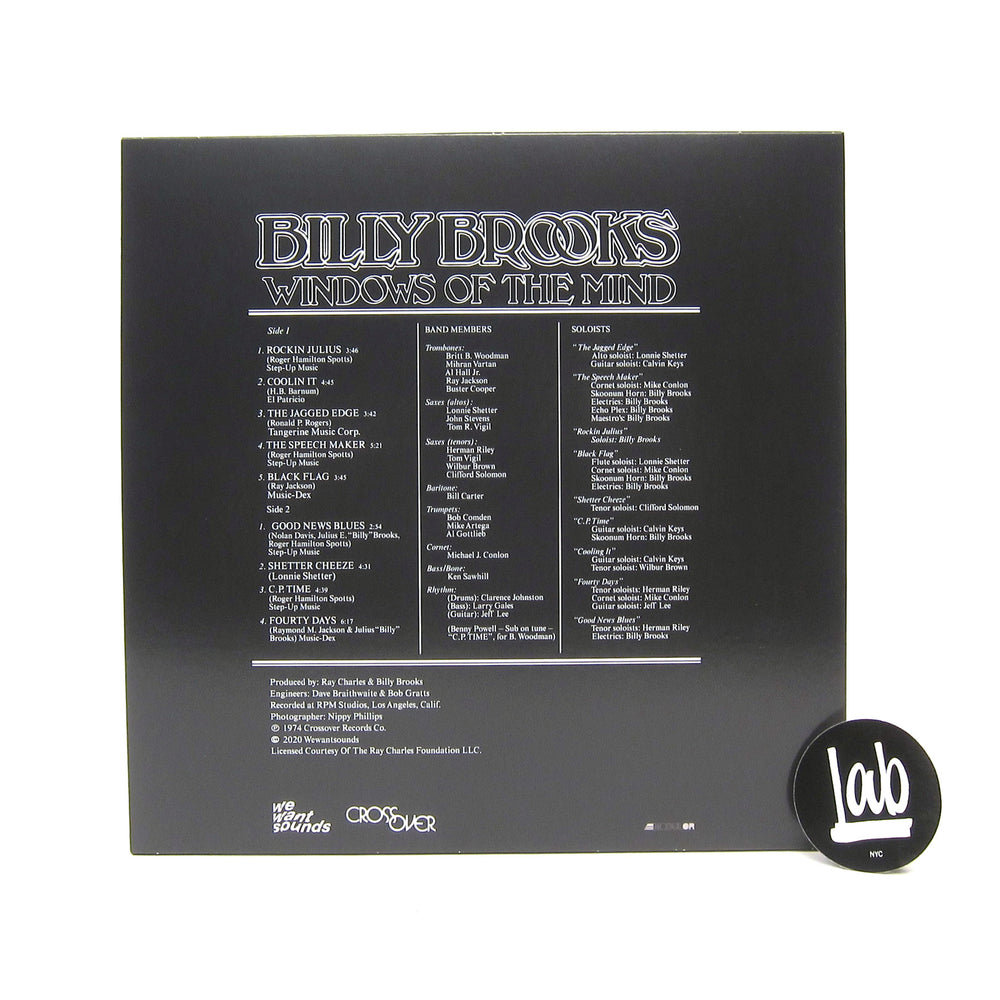 Billy Brooks: Windows of the Mind Vinyl 