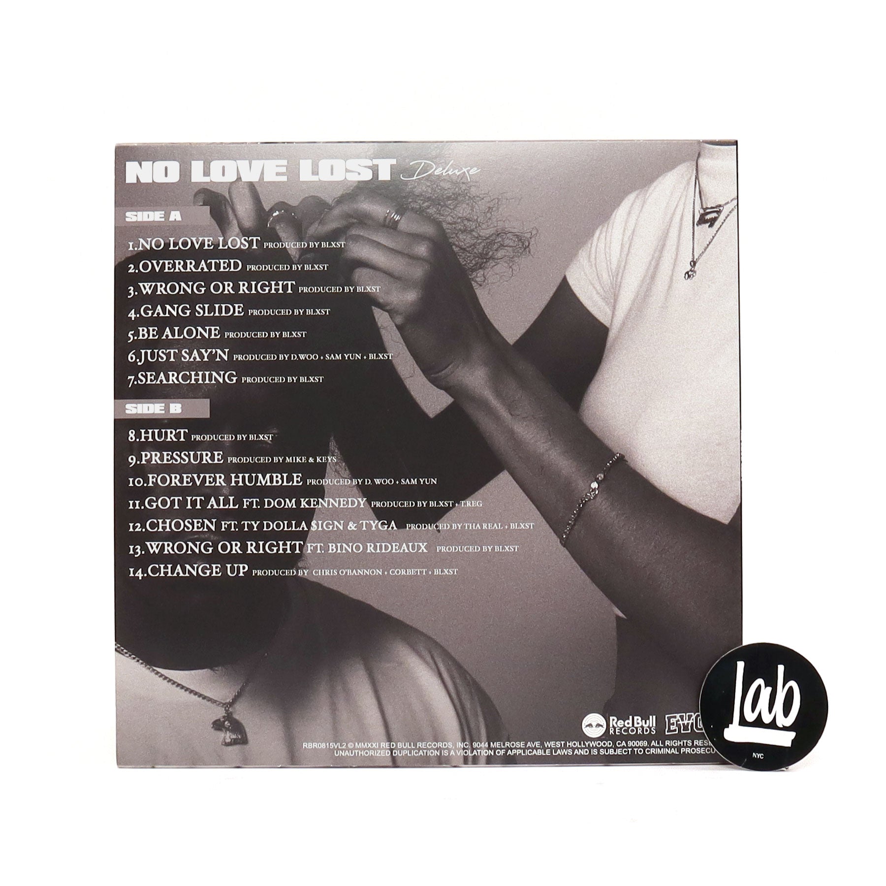 Blxst: No Love Lost (Colored Vinyl) Vinyl LP – TurntableLab.com