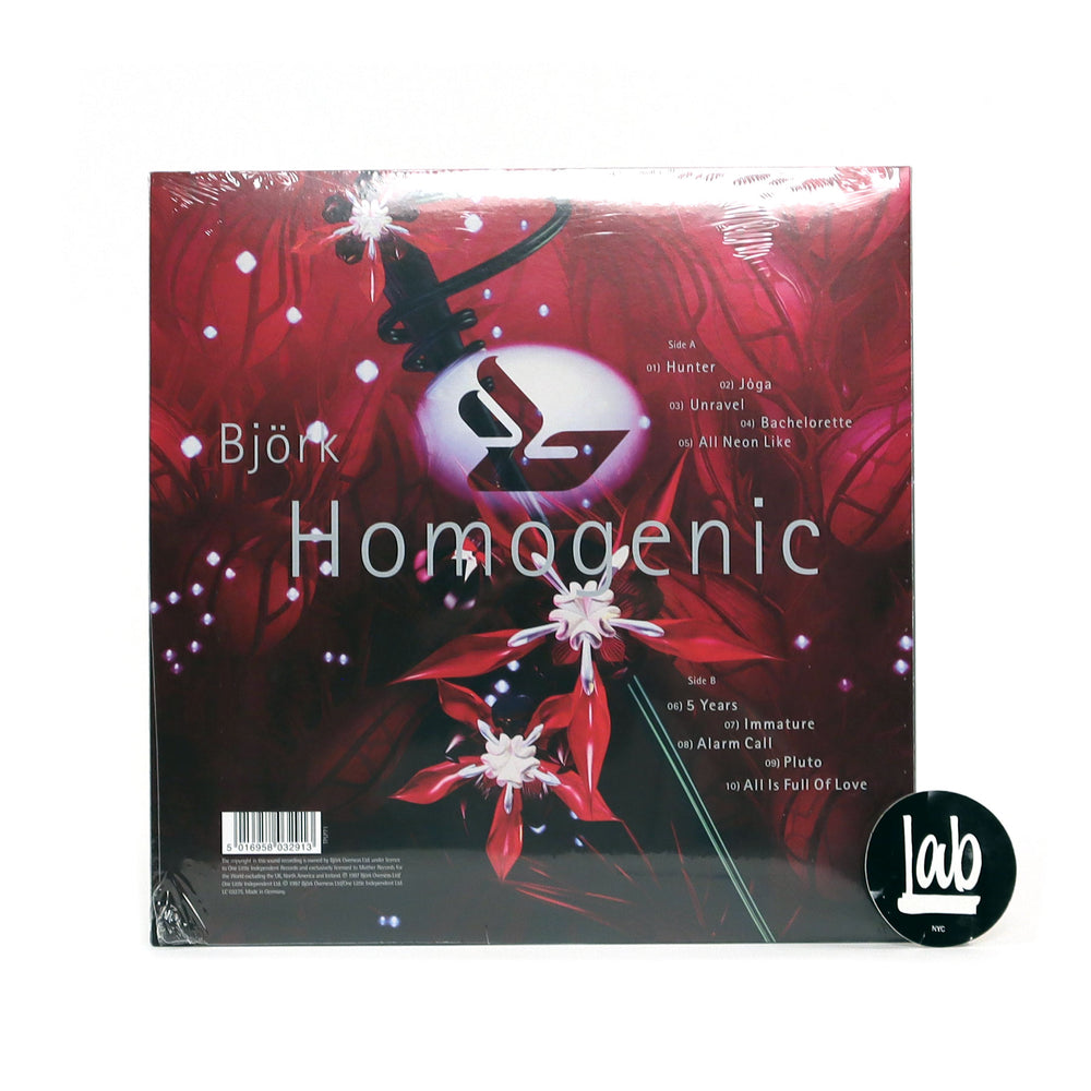 Bjork: Homogenic (180g) Vinyl LP
