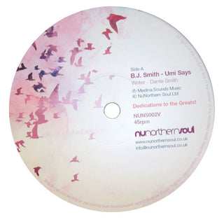 B.J. Smith: Dedications to the Greats (Mos Def, Pharcyde) 10"