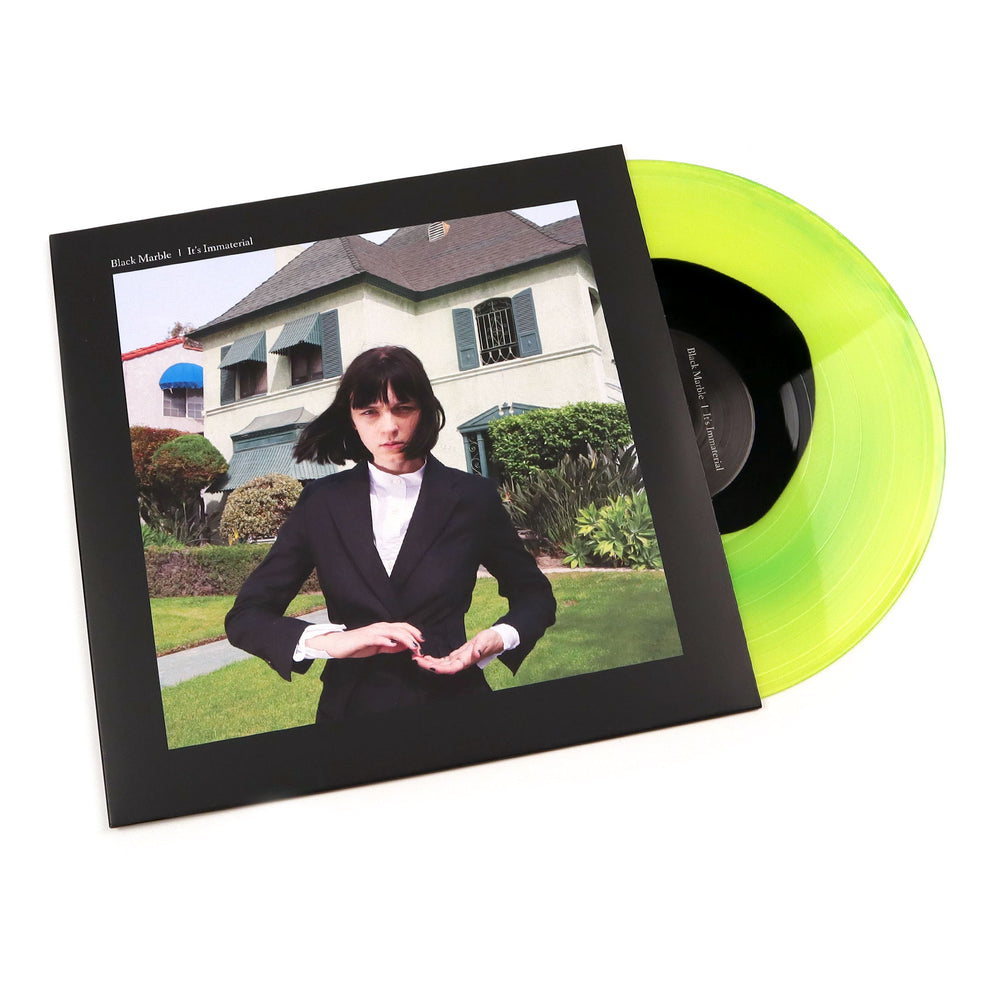 Black Marble: It's Immaterial (Green & Yellow Colored Vinyl) Vinyl LP