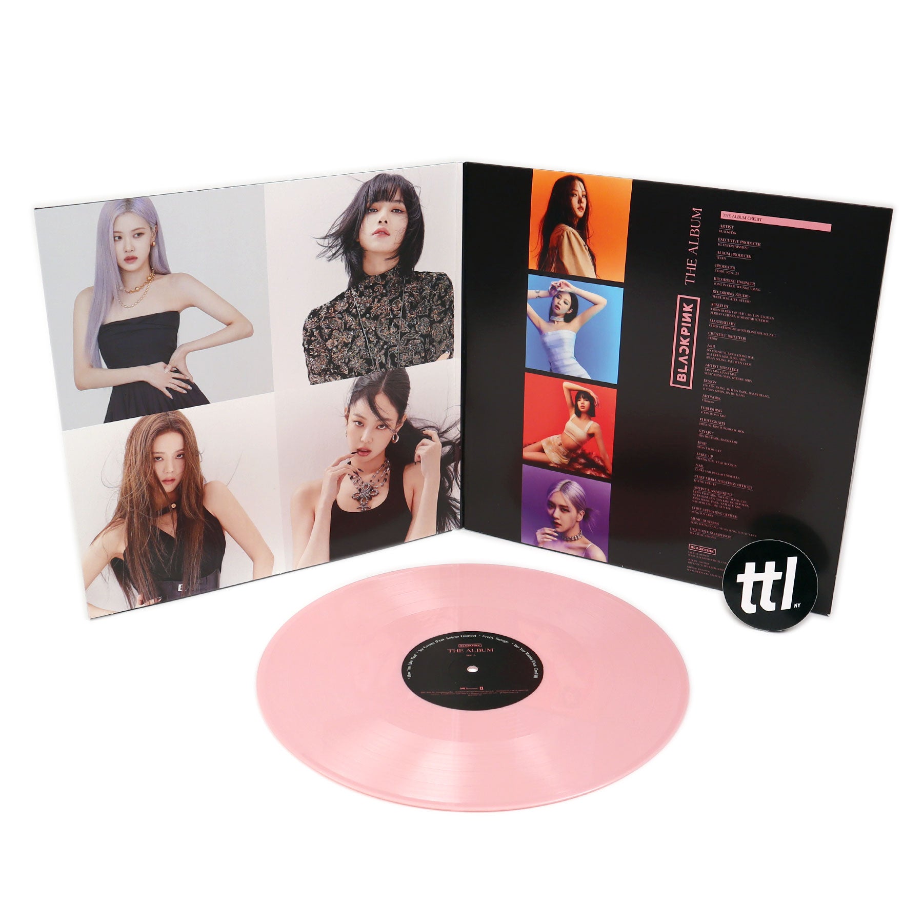 BLACKPINK: THE ALBUM (Pink Colored Vinyl) Vinyl LP