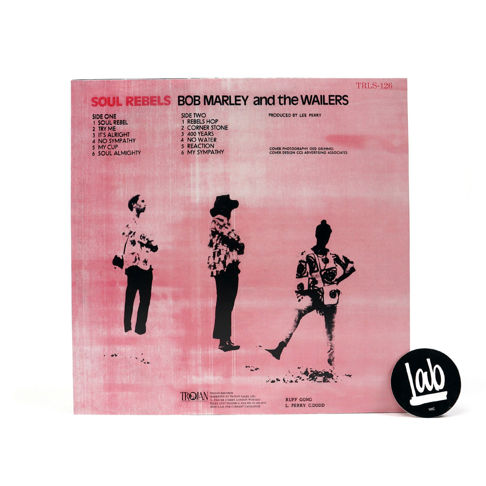 Bob Marley: Soul Rebels Vinyl LP