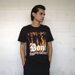 Bone Thugs-N-Harmony: Flames Shirt - Black