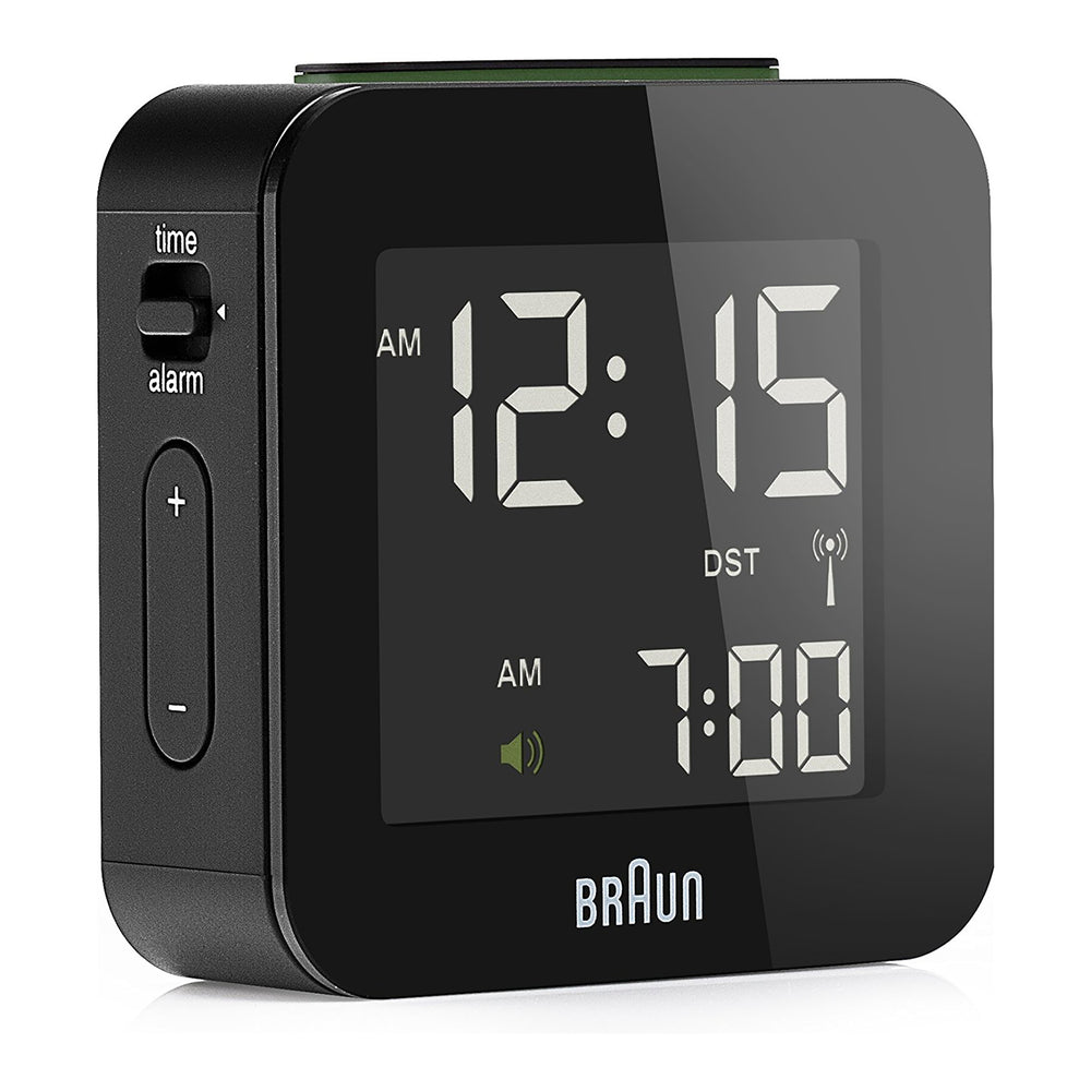 Braun: Digital Travel Alarm Clock - Black (BN-C008BK-RC)