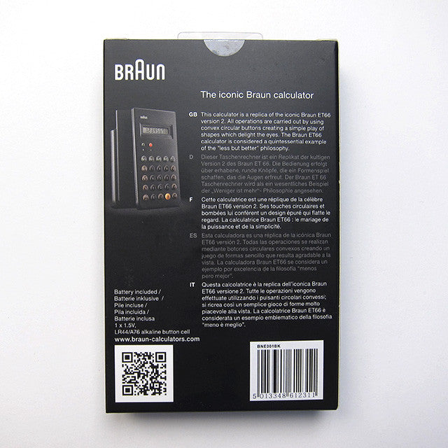 Braun: ET66 Calculator Box 2

