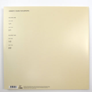 Brian Eno: Ambient 1 - Music For Airports (180g) Vinyl 2LP