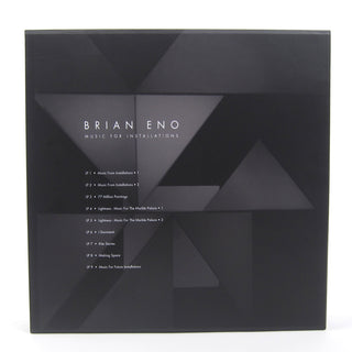 Brian Eno: Music For Installations Vinyl 9LP Boxset