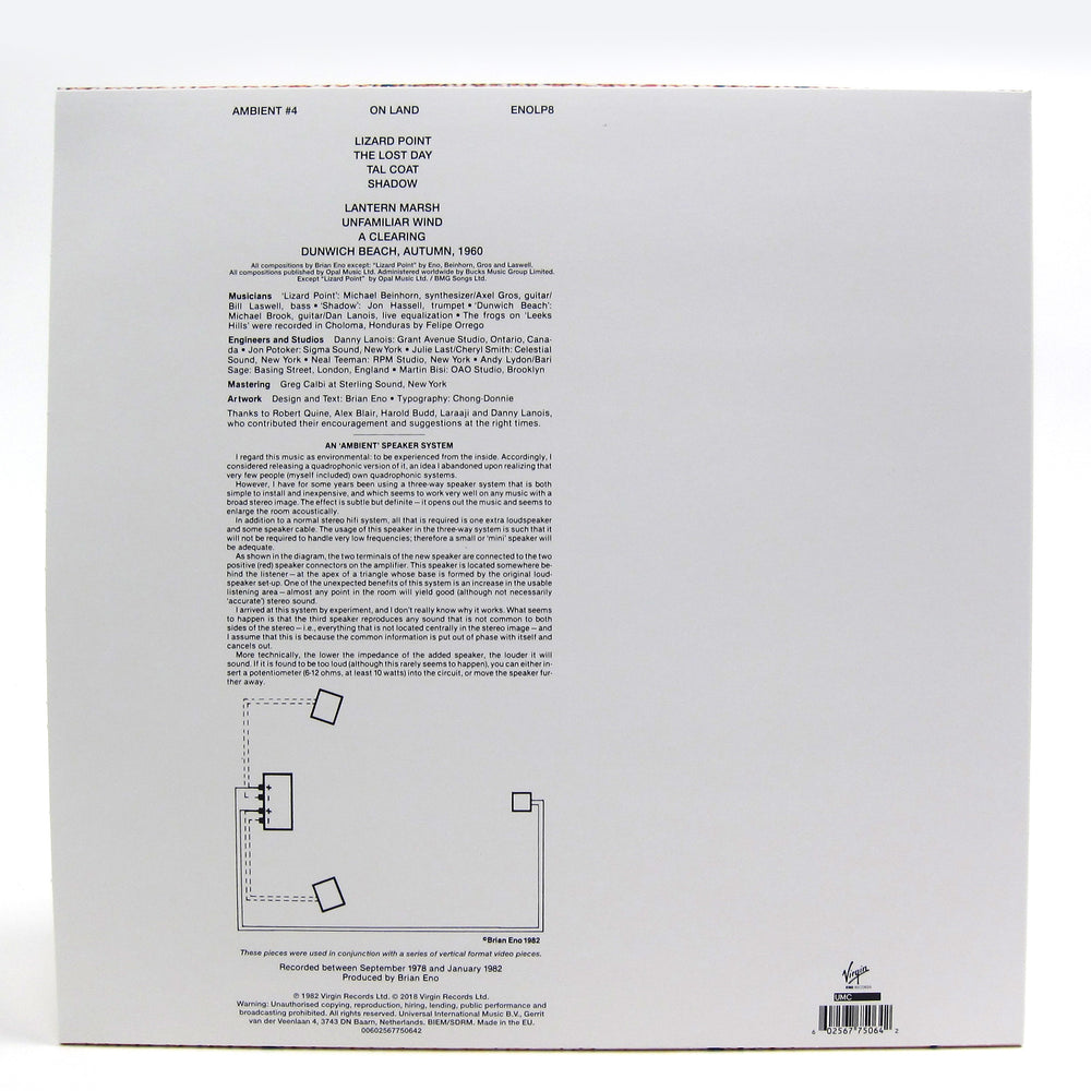 Brian Eno: Ambient 4 - On Land (180g) Vinyl LP