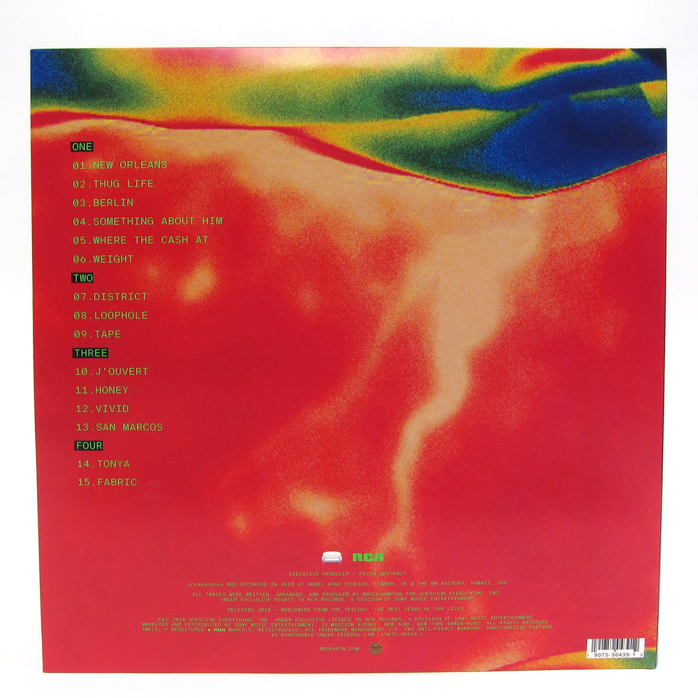 BROCKHAMPTON: iridescence (Colored Vinyl) Vinyl 2LP