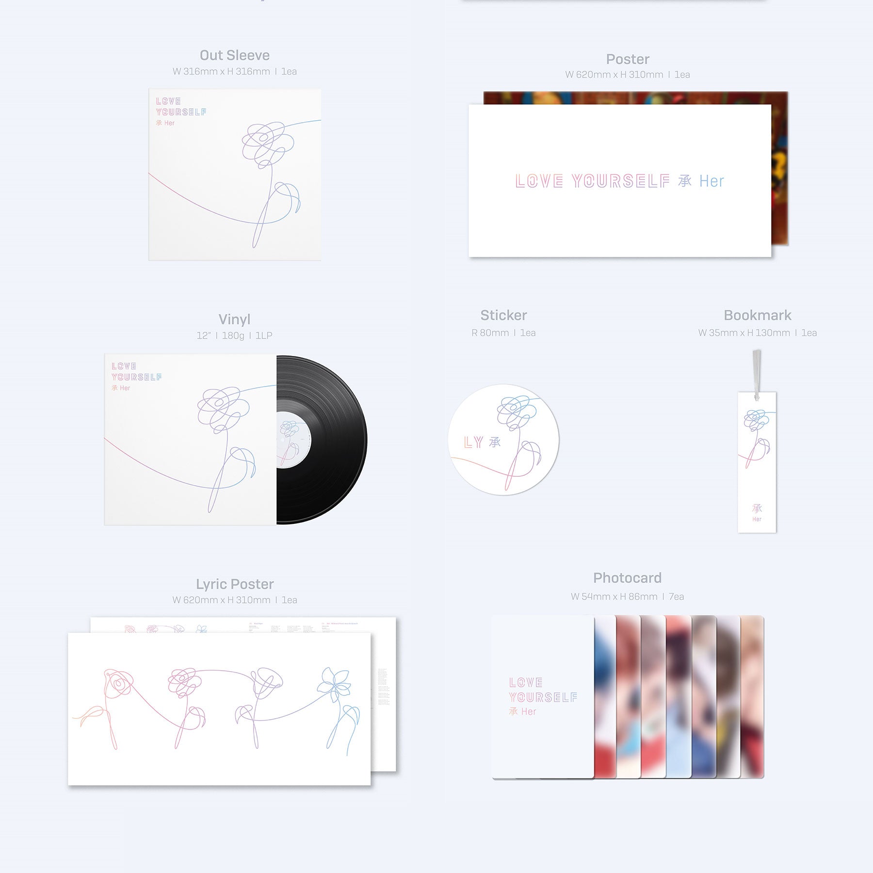 BTS: Love Yourself - Her Vinyl LP – TurntableLab.com