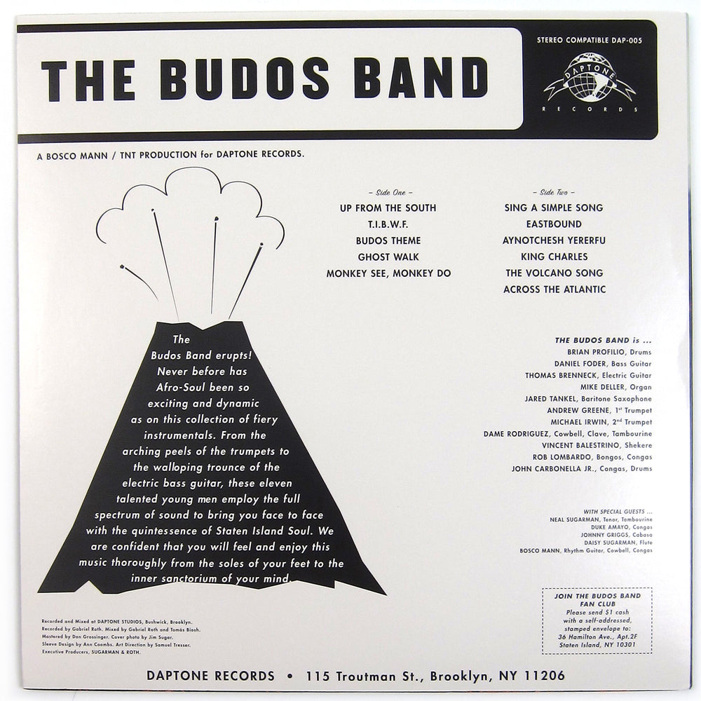 The Budos Band: Budos Band Vinyl LP
