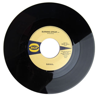 S.O.U.L.: Burning Spear / Do What Ever You Want To Do Vinyl 7"