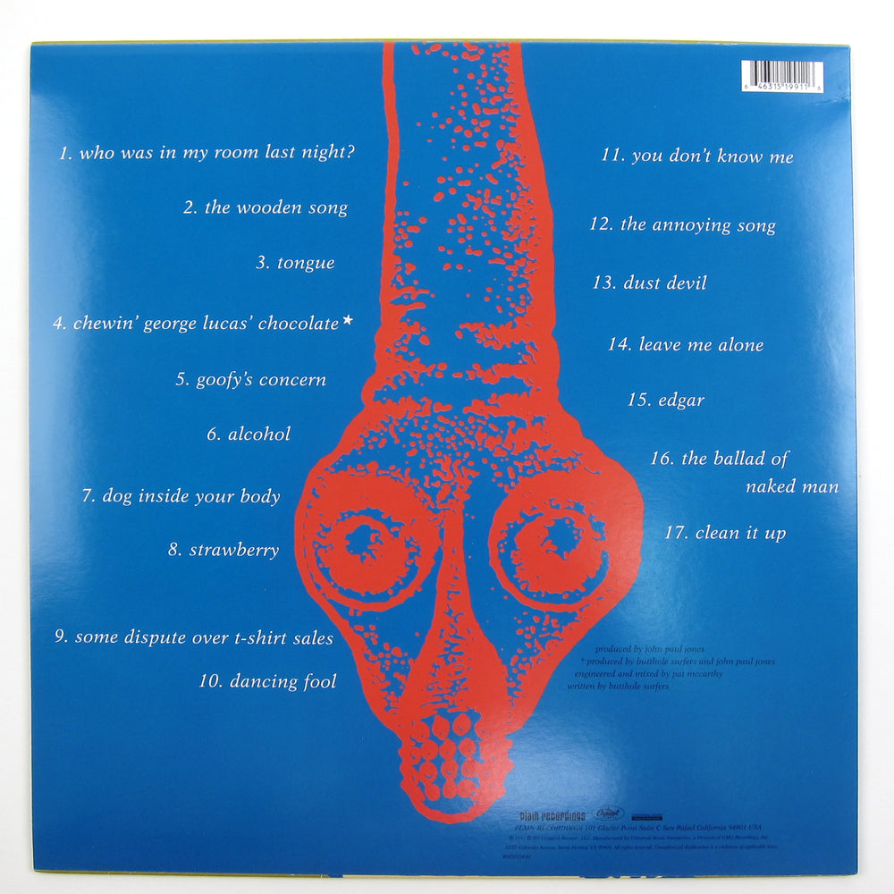 Butthole Surfers: Independent Worm Saloon (180g, Translucent Blue Colored Vinyl) Vinyl LP