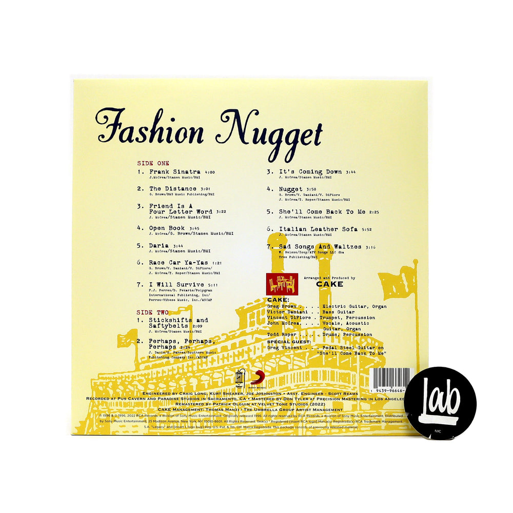 Cake: Fashion Nugget (180g) Vinyl LP — TurntableLab.com Cake: Fashion Nugget (180g) Vinyl LP — TurntableLab.com
