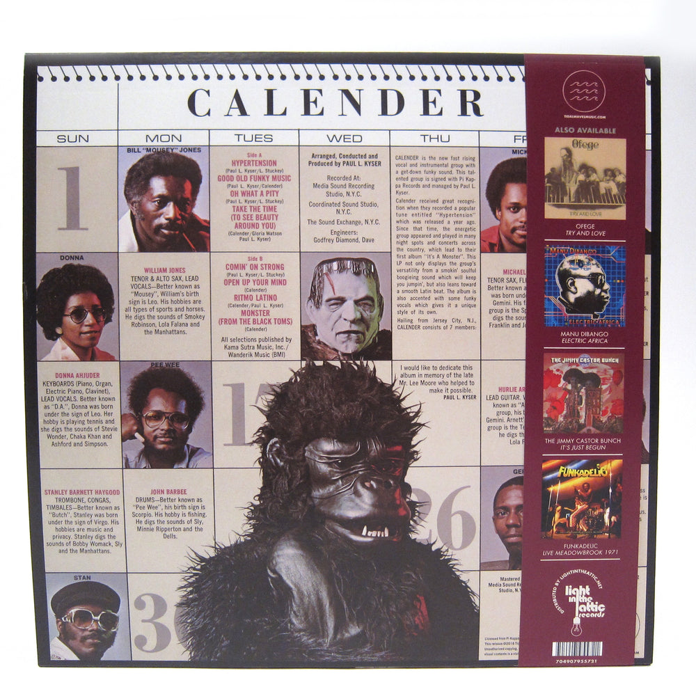 Calender: It's A Monster Vinyl LP