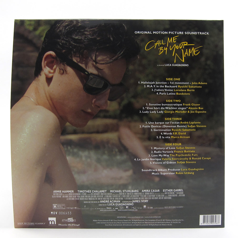 Call Me By Your Name: Soundtrack (180g, Peach Colored Vinyl) Vinyl 2LP