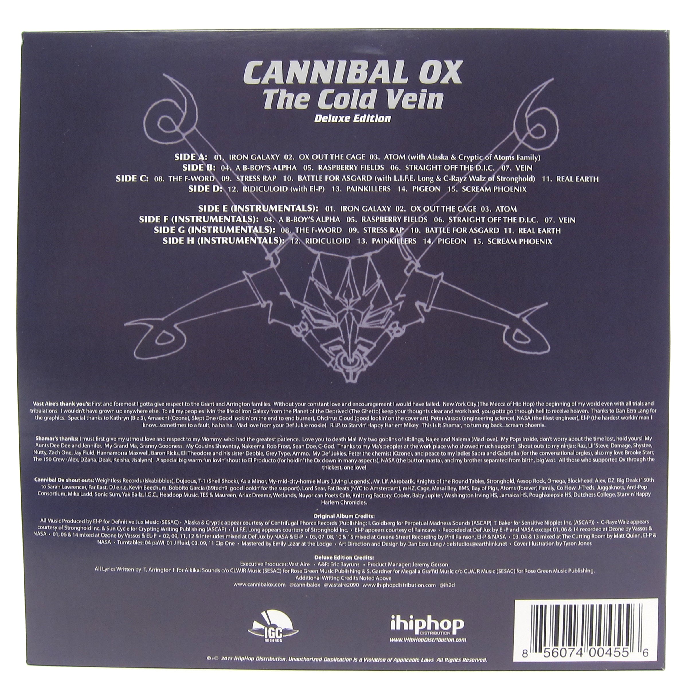 Cannibal Ox: The Cold Vein - Deluxe Edition (Colored Vinyl) Vinyl
