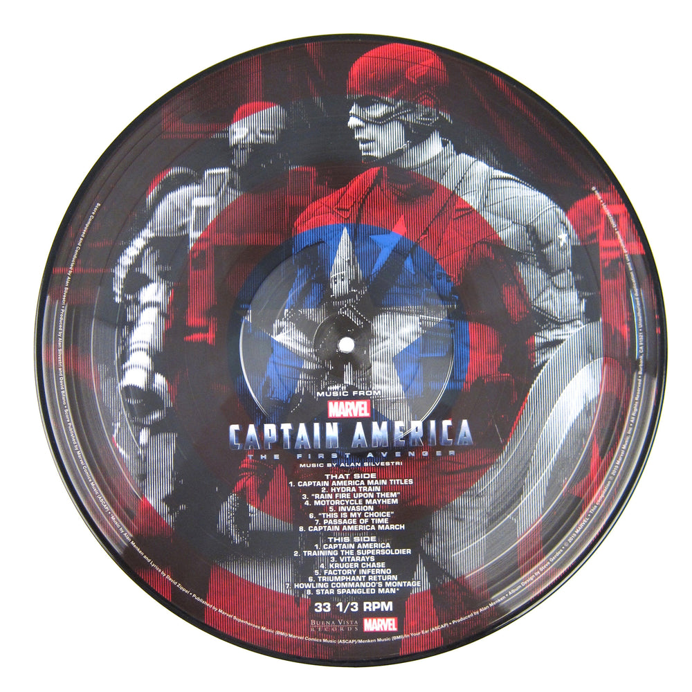 Alan Silvestri: Captain America The First Avenger Soundtrack (Pic Disc) Vinyl LP