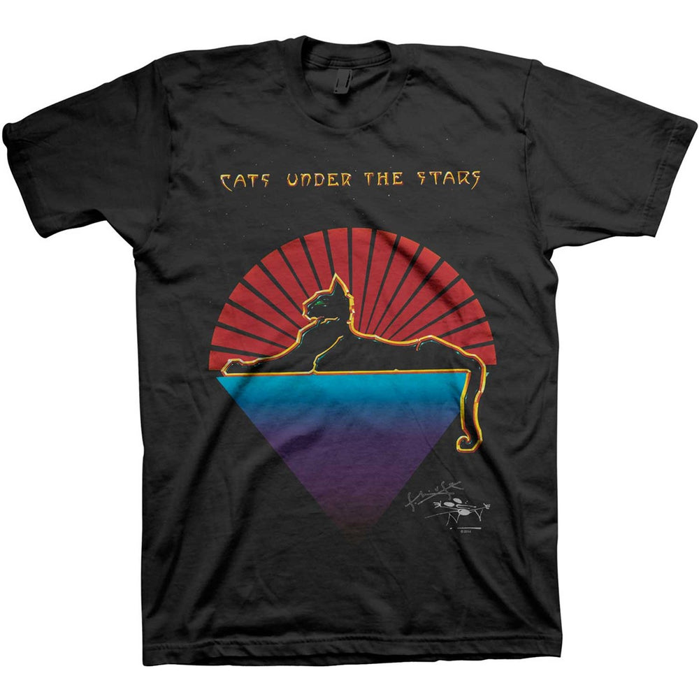 Jerry Garcia: Cats Under The Stars Shirt - Black