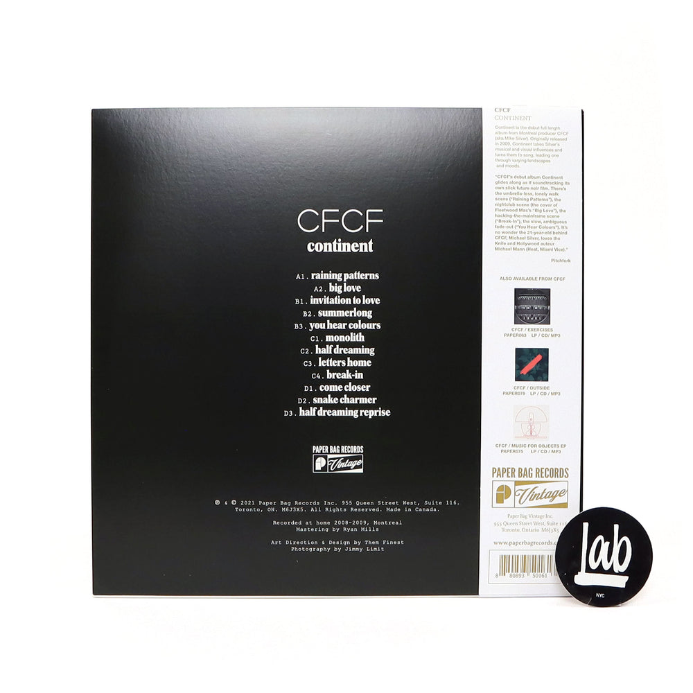 CFCF: Continent (Clear Colored Vinyl) Vinyl LP