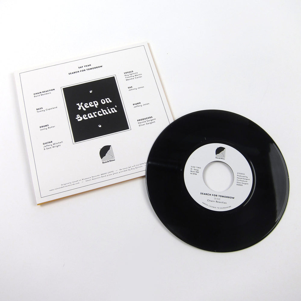 Chain Reaction: Say Yeah / Search For Tomorrow Vinyl 7"