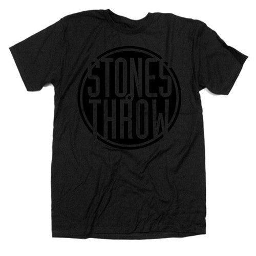 Stones Throw: Classic Logo Shirt - Black / Black