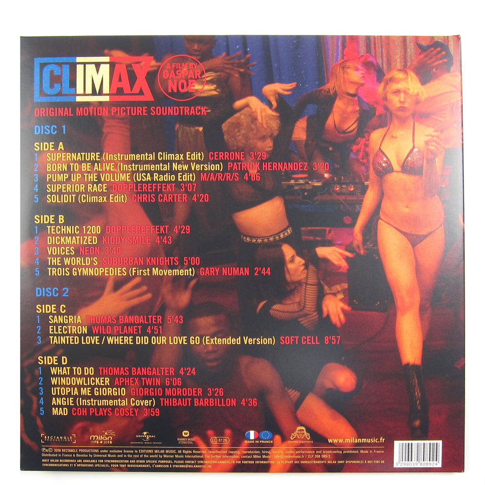 Climax: Climax Soundtrack Vinyl 2LP
